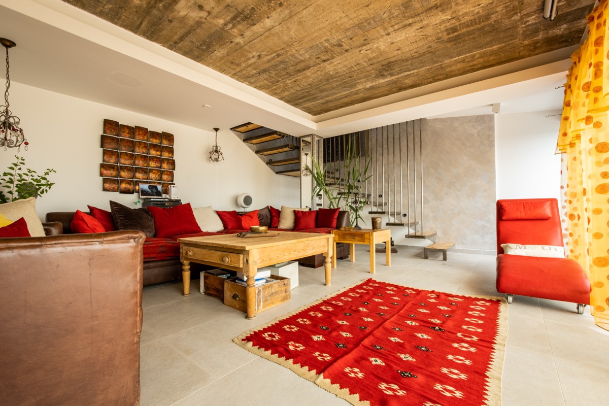 Gemütliches Wohnzimmer der Villa